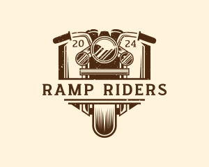 Motorcycle Rider Garage logo design