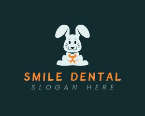 Dental Care Bunny  logo design