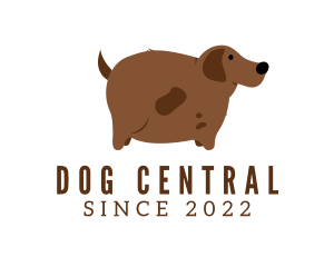 Brown Fat Dog logo design