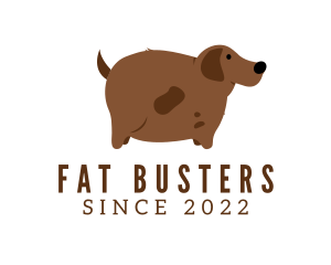 Brown Fat Dog logo
