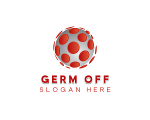 Virus Germ Sphere  logo design