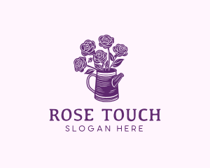 Rose Gardening Planting logo