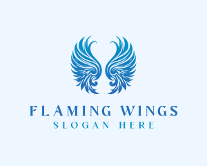 Winged Heavenly Angel logo design