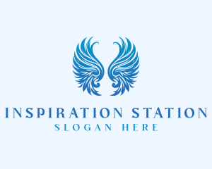 Winged Heavenly Angel logo