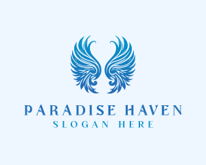 Winged Heavenly Angel logo