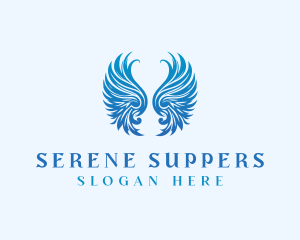 Winged Heavenly Angel logo