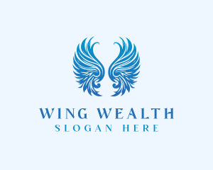 Winged Heavenly Angel logo design