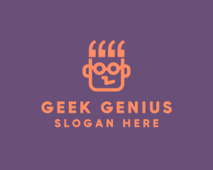 Glasses Geek Boy  logo design