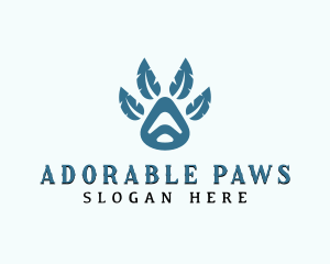 Paw Wildlife Zoo logo design