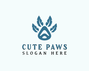 Paw Wildlife Zoo logo design