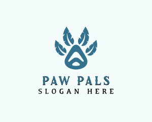 Paw Wildlife Zoo logo design