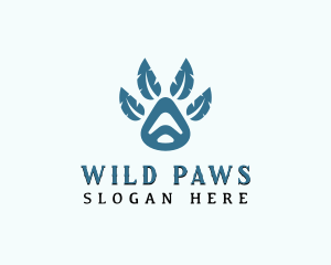 Paw Wildlife Zoo logo design