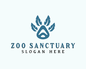 Paw Wildlife Zoo logo design