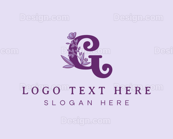 Elegant Floral Letter G Logo