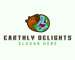 Eco Capybara Earth logo