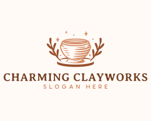 Pottery Handicrafts Clay logo