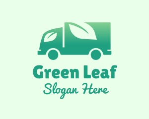 Green Leaf Truck logo design