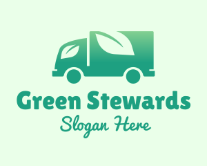 Green Leaf Truck logo design