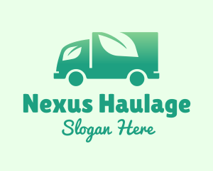 Green Leaf Truck logo design