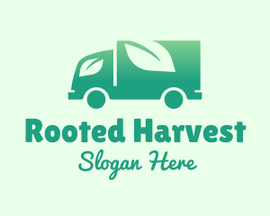 Green Leaf Truck logo design