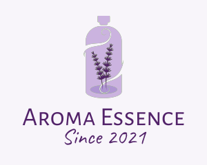 Purple Lavender Oil logo design