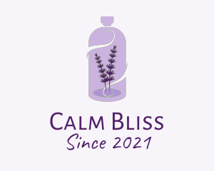 Purple Lavender Oil logo design