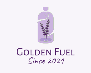 Purple Lavender Oil logo design