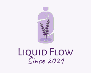 Purple Lavender Oil logo design