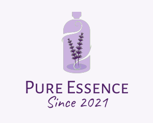 Purple Lavender Oil logo design