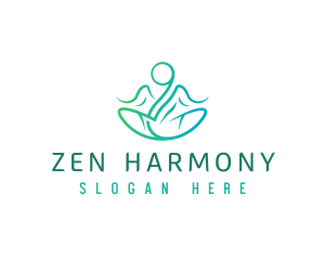 Wellness Zen Yoga  logo design