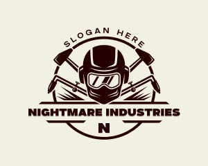 Ironworks Industrial Welder logo design