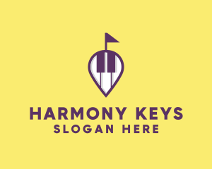 Piano Music Location logo