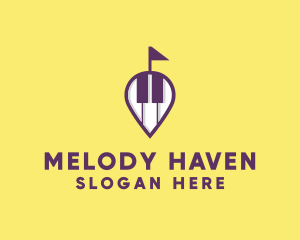 Piano Music Location logo