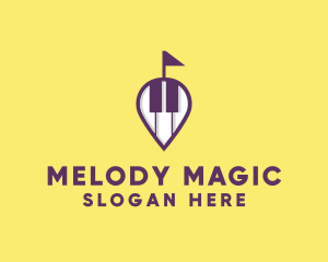 Piano Music Location logo
