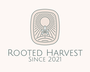 Agriculture Farm Seedling  logo design