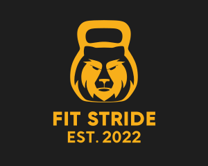 Wolf Kettlebell Fitness  logo design