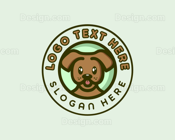 Pet Dog Puppy Logo