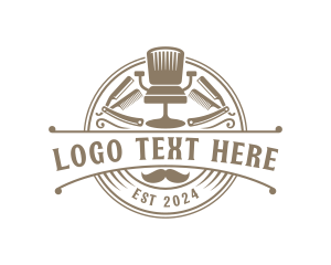 Haircut Grooming Barbershop logo