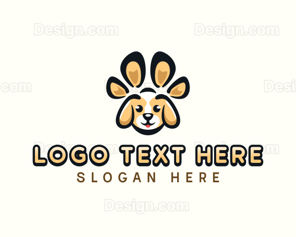 Dog Pet Paw Logo