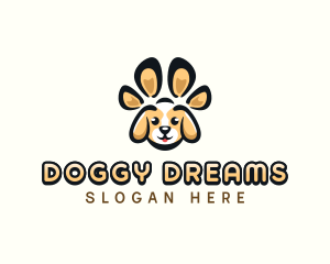 Dog Pet Paw logo design