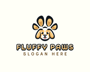 Dog Pet Paw logo design