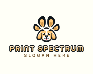 Dog Pet Paw logo design