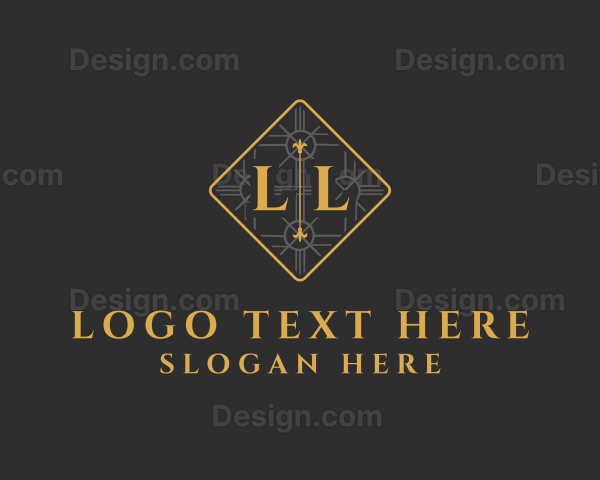 Elegant Diamond  Pattern Logo