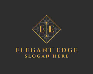 Elegant Diamond  Pattern logo design