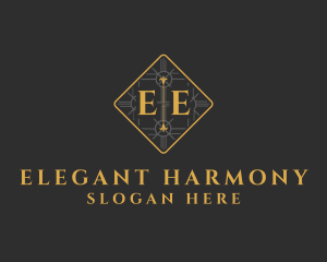 Elegant Diamond  Pattern logo