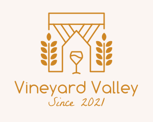 Vineyard Wine House logo design