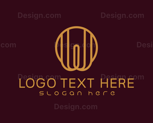 Elegant Company Letter W Logo