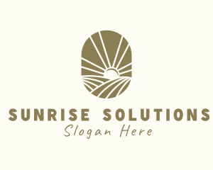 Sunrise Province Hill logo design