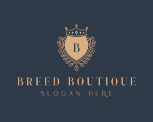 Upscale Regal Boutique logo design