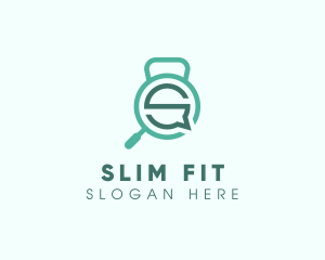 Gym Finder Letter S logo design